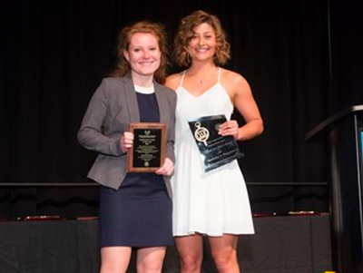 Katie Bemb 2017 University awards sophomore leader