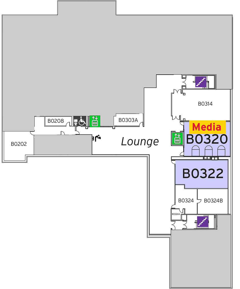 map of ESJ basement level