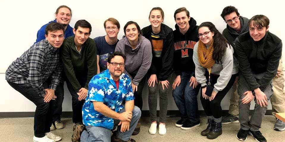 Science, Discovery and the Universe Scholars gathered with Program Director Alan Peel