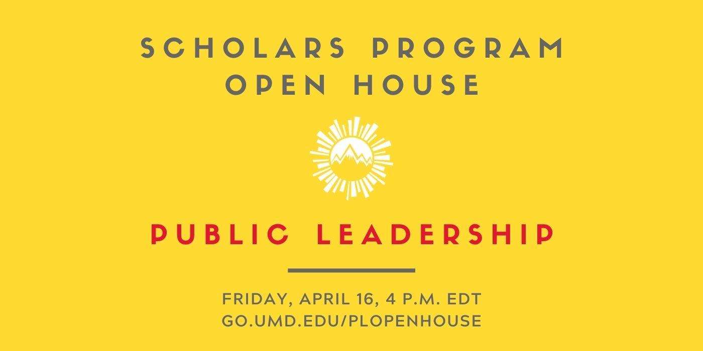 PL Open House on Friday, April 16, at 4 p.m. EDT