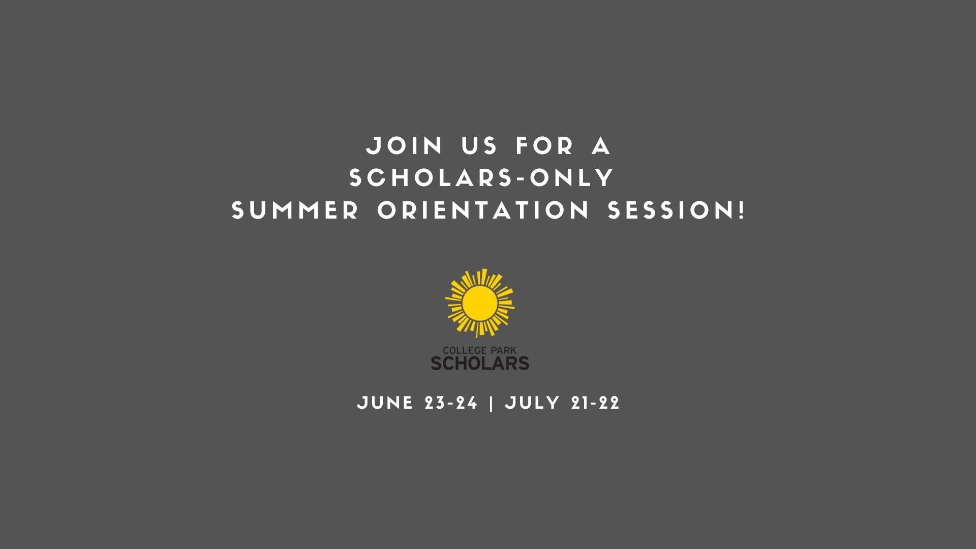 summer orientation 2 sessions left