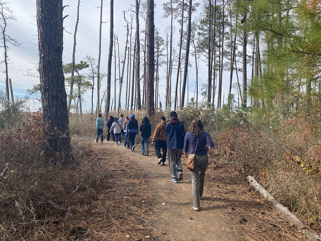 students at blackwater creek, cambridge, md